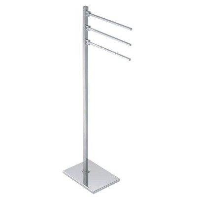 Piantana con 3 portasalviette mobili da 29 cm in ottone, Matisse