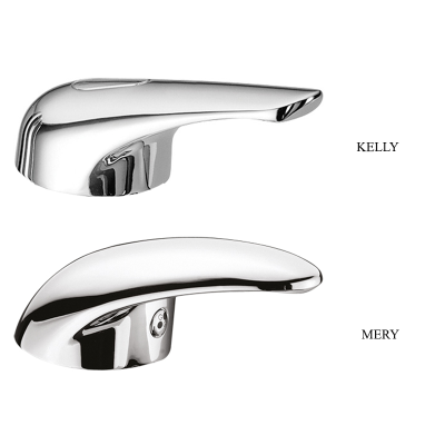 Single-lever bidet mixer with waste and flexible hose, Kelly