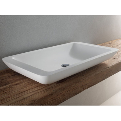 Lavabo da appoggio in SSA, Bordo L