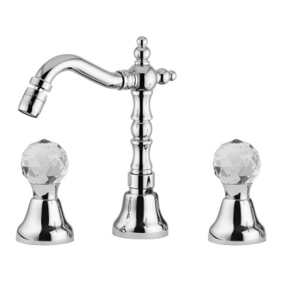 3-hole bidet set, swivel spout, 1”1/4 pop-up waste, Odessa