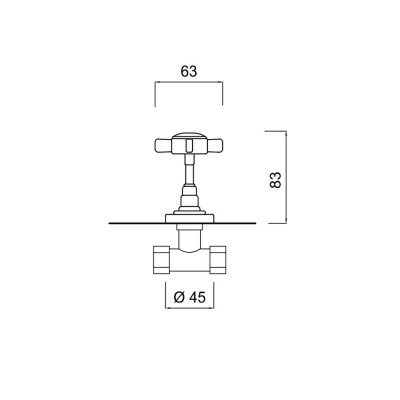 Rubinetto incasso doccia, Kensington