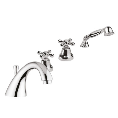 Batteria bordo vasca 4 fori Lotus