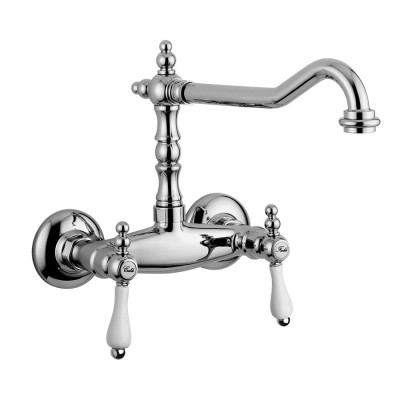 Praga high spout wall sink group - Praga Crystal