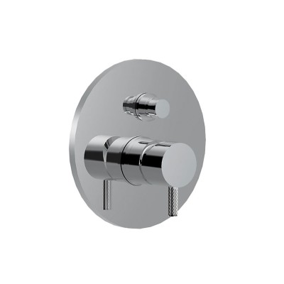 Built-in single-lever shower mixer with push-button diverter, My Future Deluxe