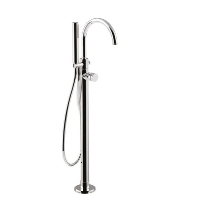 Floor-mounted bath mixer with built-in box, MyRing Deluxe