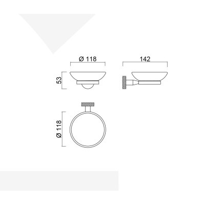 Porta sapone Moderna Deluxe