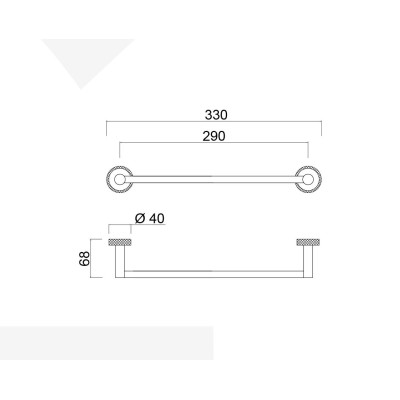 Porta salviette bidet, Moderna Deluxe