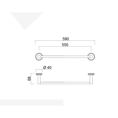Porta salviette, Moderna Deluxe