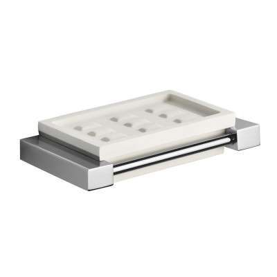 Porta sapone vetro vetrex Oscar e supporto in ottone