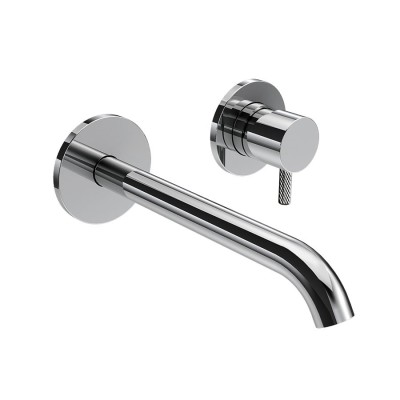 External part for wall-mounted single-lever basin mixer, without waste, My Future Deluxe