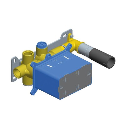 Parte incasso termostatico GGBOX 5294 con deviatore, duplex, 2 uscite libere, articoli Giulini