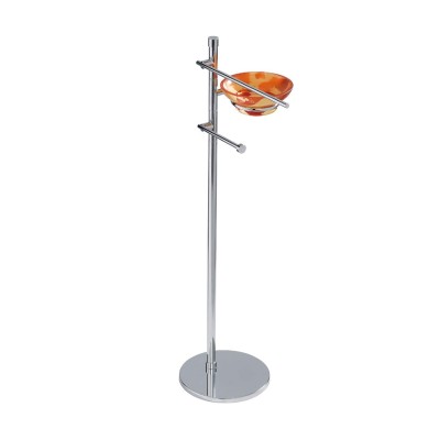 copy of Freestanding towel holder with movable elements, roll holder, toilet brush holder, round base soap holder, Deco