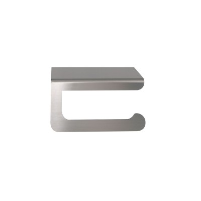 Wall-mounted stainless steel shelf with roll holder, Eden series