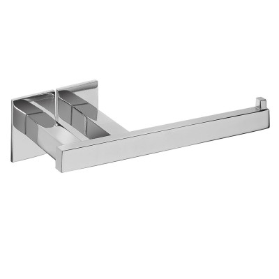 Diva toilet roll holder without lid in brass
