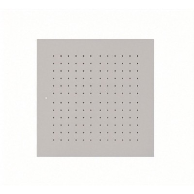 Square Built-in Shower Head, 404 x 404 mm, AISI 316L Stainless Steel, 1 Rain Jet, RAINPLAIN 4040