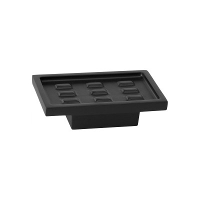 Porta sapone vetro vetrex per piantana, collezione Cube