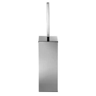 Free-standing toilet brush holder with brass base, Jolly