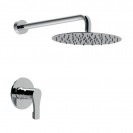 Set doccia incasso monocomando, soffione Inox diam. 250, EGO