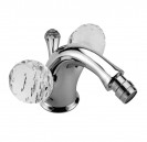 Odessa Crystal miscelatore monoforo bidet scarico 1" 1/4", con flessibile